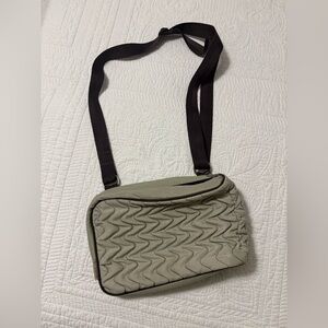 Columbia Taupe Nylon Puffer Crossbody